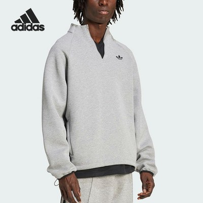 Adidas/阿迪达斯正品三叶草男士立领运动耐穿套头衫JX1508