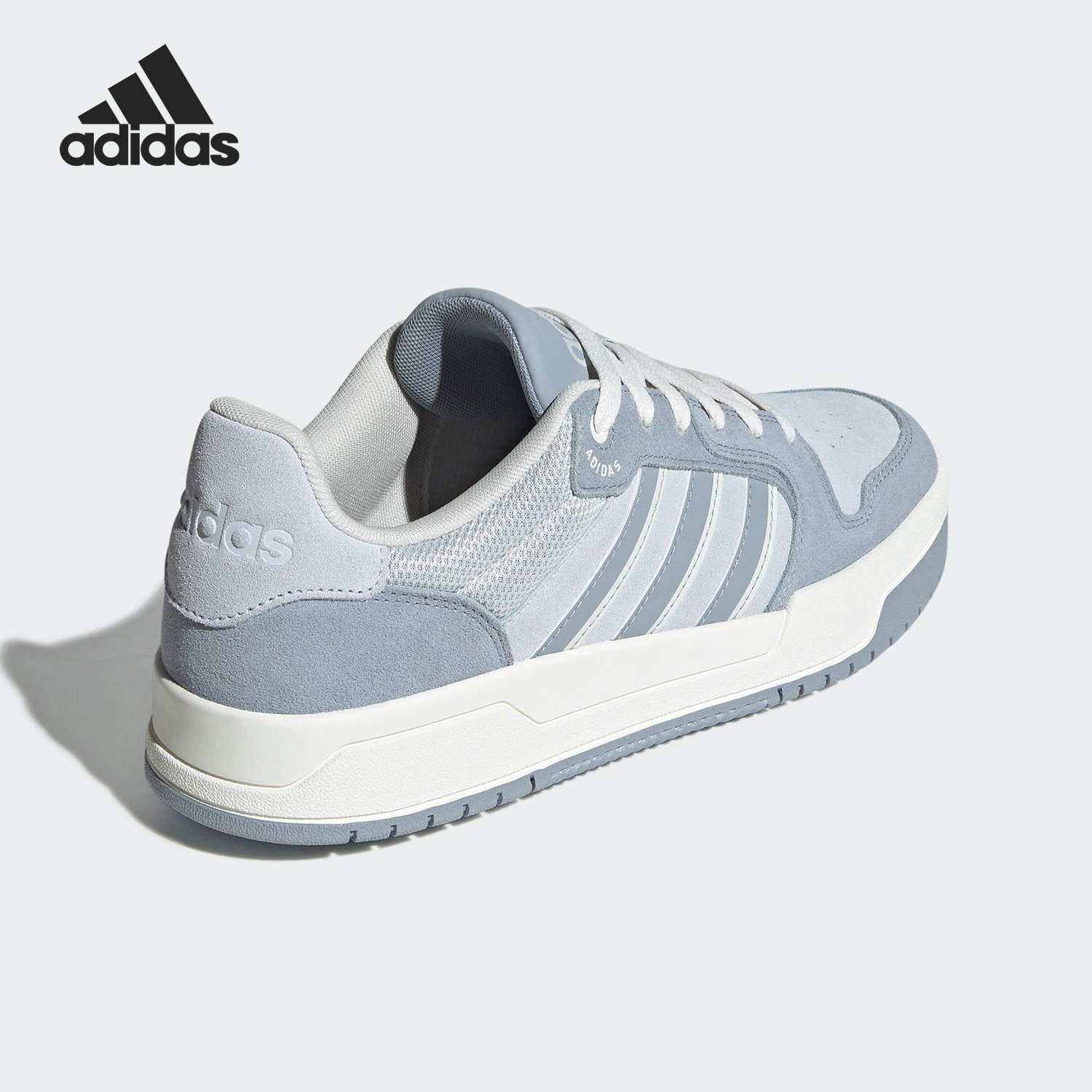 阿迪达斯男女耐磨轻便运动板鞋