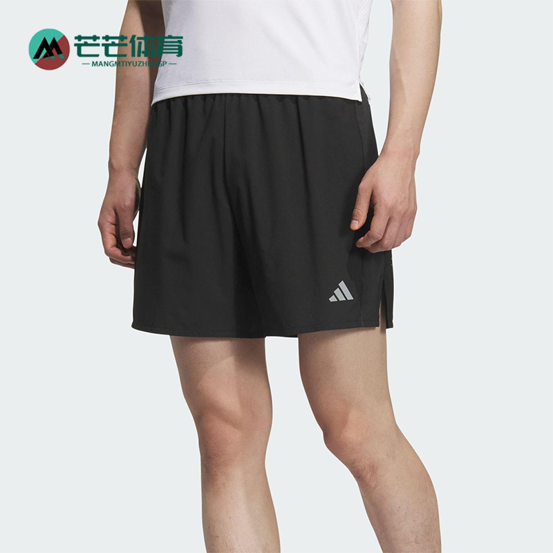 Adidas/阿迪达斯正品ESS SHORT男士经典侧开叉跑步训练短裤JZ2349