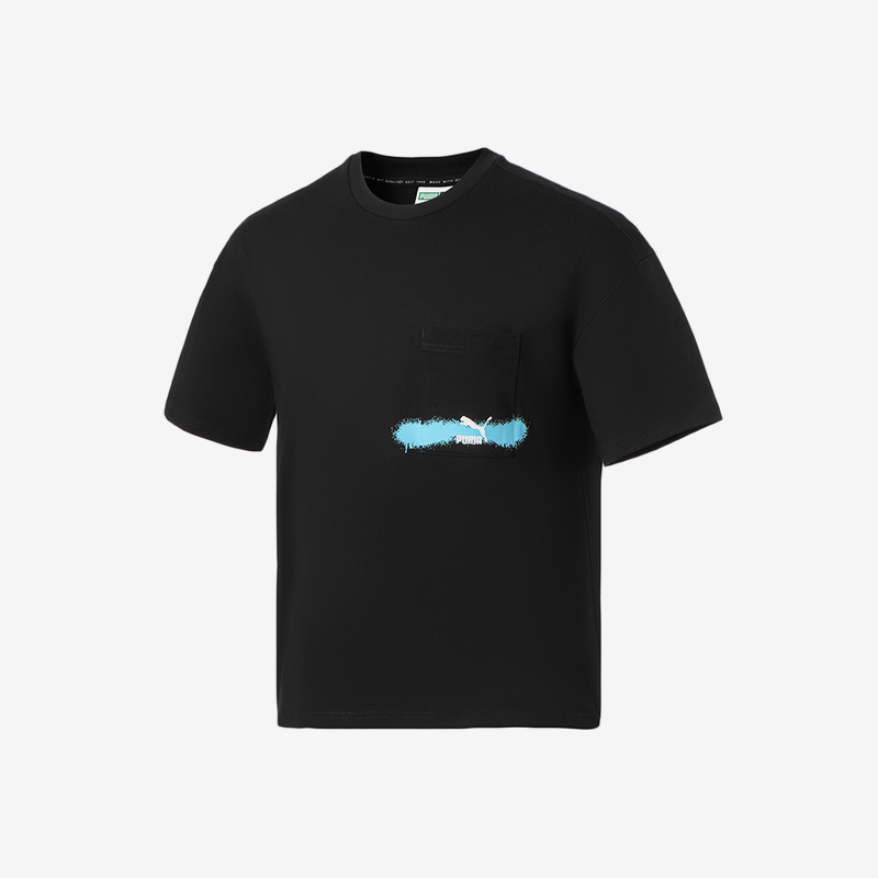 彪马运动休闲圆领短袖