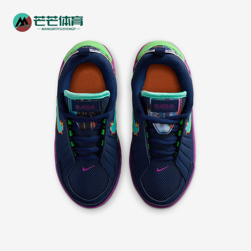 Nike/耐克正品LeBron Witness 9小童透气减震篮球鞋HV2268-400