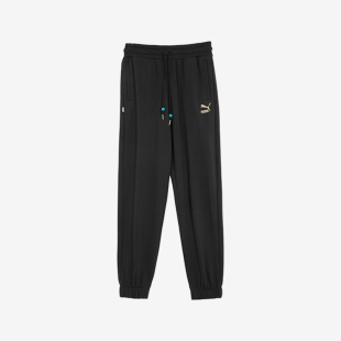 彪马官方正品 新款 Puma 春季 女士宽松透气印花休闲运动裤 625840