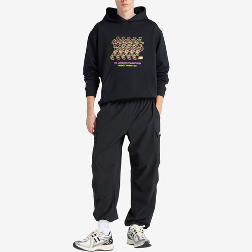 New Balance新百伦正品London Edition男连帽套头卫衣MT61H2PL-BK