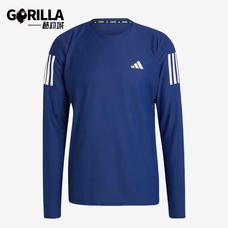 阿迪达斯男士跑步运动长袖