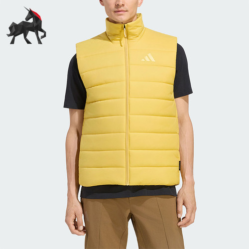 Adidas/阿迪达斯正品男士户外拒水防风保暖夹棉马甲KX8819