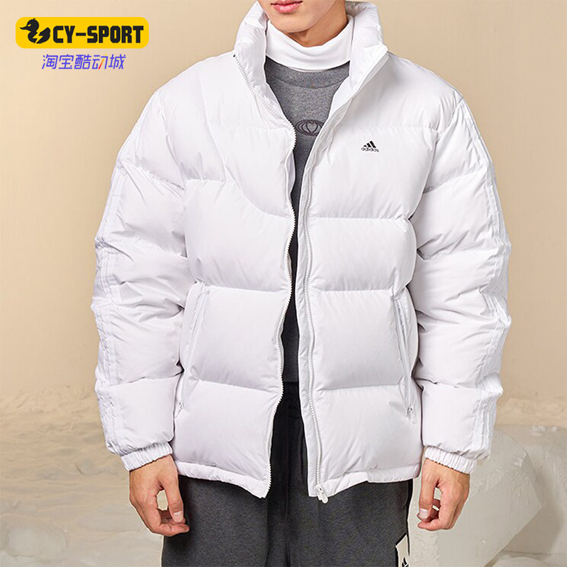 Adidas/阿迪达斯正品DOWN JACKET情侣款运动休闲羽绒服IK2419