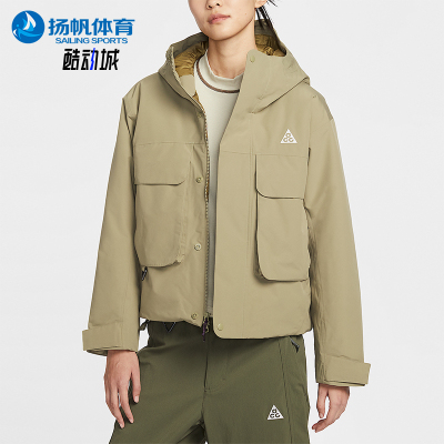 Nike/耐克正品2025冬季款女士运动连帽梭织休闲外套FV7328-276