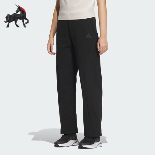 Adidas/阿迪达斯正品MT KN PNT女士针织直筒运动休闲裤JZ1661