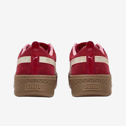 Puma/彪马正品SmashPlatform女红色低帮日常经典板鞋366488-19