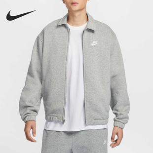 Nike/耐克官方正品新款男士翻领拉链宽松经典夹克外套DX0540-063