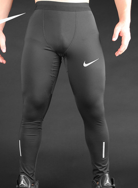 Nike/耐克正品 POWER TECH 27男子跑步紧身弹力裤运动长裤857846