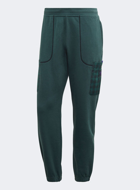 Adidas/阿迪达斯正品三叶草R.Y.V.双标logo针织男子长裤 GD9327