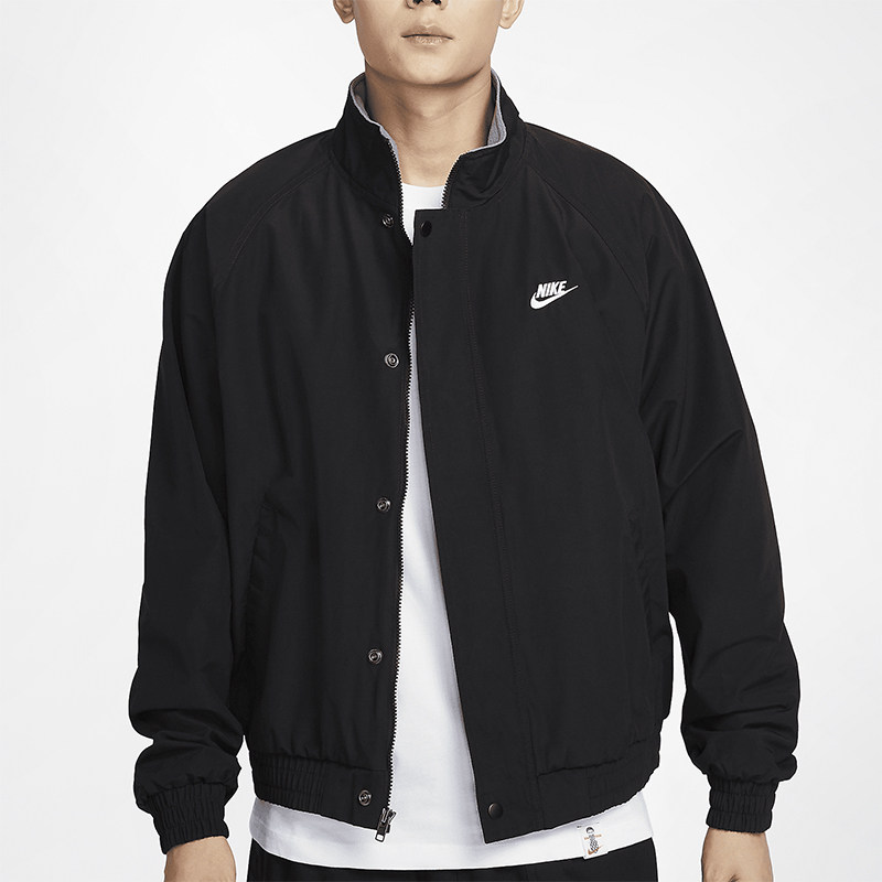 Nike/耐克正品Club Futura男士摇粒绒里料加绒夹克FZ0657-010