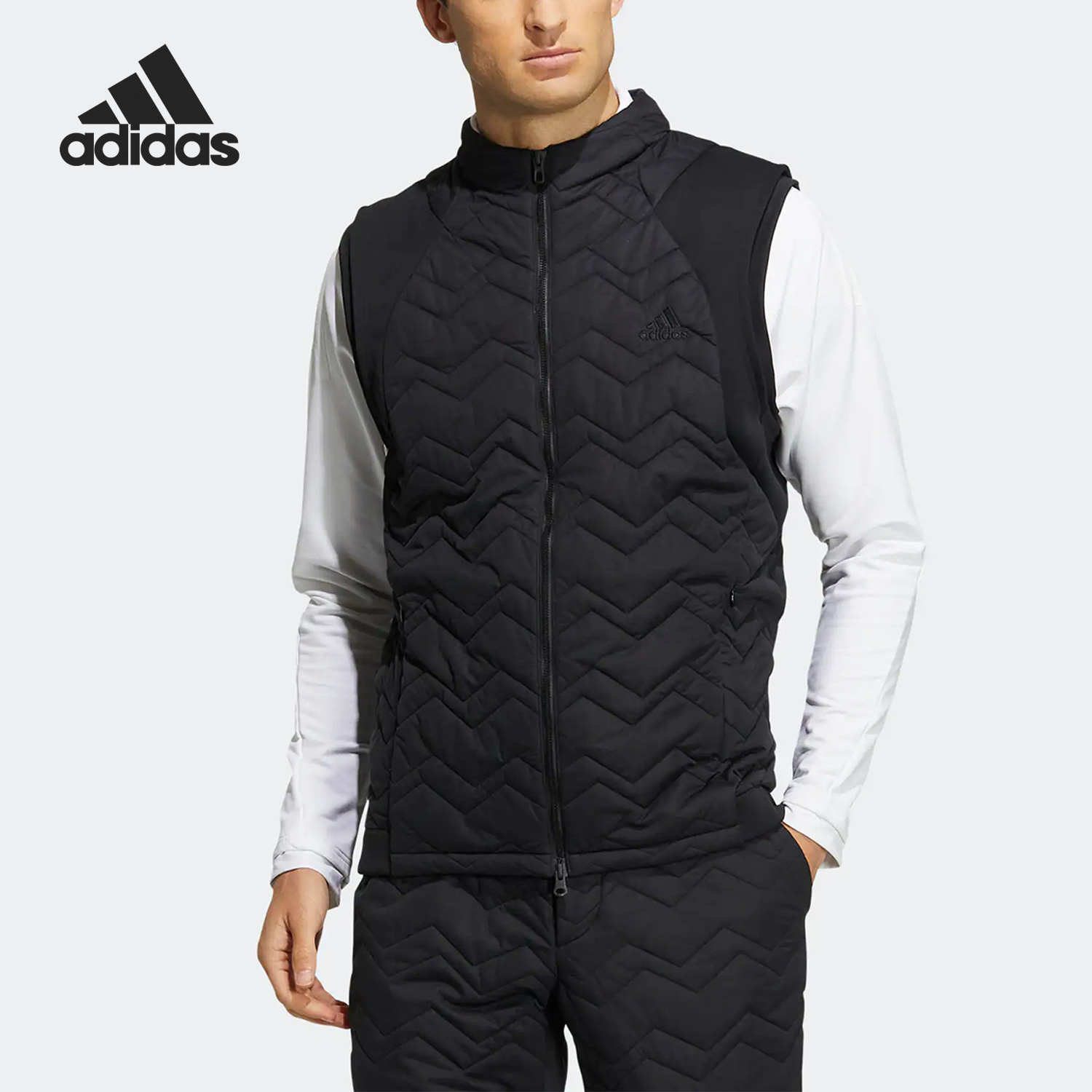 Adidas/阿迪达斯正品秋冬新款男子高尔夫运动棉马甲HM7624