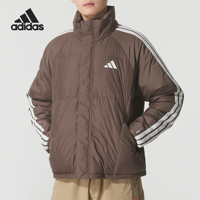 Adidas/阿迪达斯正品3S LW D JKT男士保暖复古羽绒服KC2488