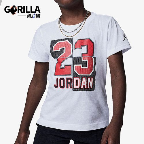 Nike/耐克正品JORDAN23印花短袖T恤新款经典短袖T恤FB1689-100