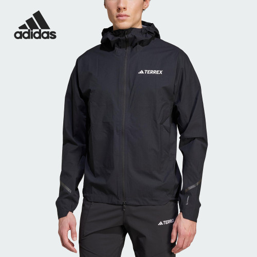 Adidas/阿迪达斯正品JACKET男士户外跑步越野冲锋衣KA5872