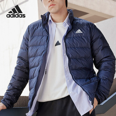 Adidas/阿迪达斯正品新款男士立领修身运动休闲羽绒服JN4341