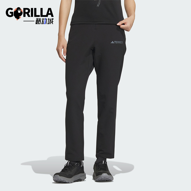 Adidas/阿迪达斯女士户外软壳裤