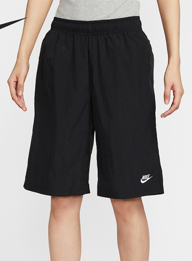 Nike/耐克官方正品Sportswear 女士中腰宽松运动短裤IH8465-010
