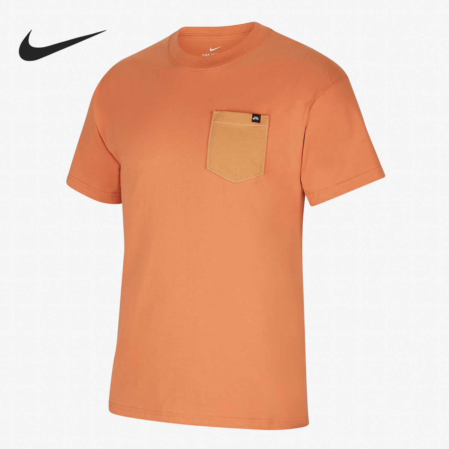 NIKE/耐克正品 秋季新款男子休闲运动口袋滑板T恤 CW1461