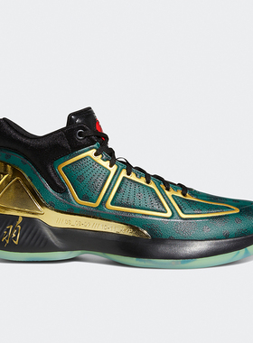 Adidas/阿迪达斯正品D Rose 10男士中帮防滑运动时尚篮球鞋FW3656