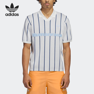 Adidas/阿迪达斯官方正品三叶草新款男女透气运动短袖T恤HU1104