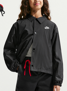 Nike/耐克正品Sportswear新款儿童黑白色经典夹克外套IF2822-010