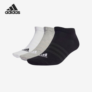 新款 男女短筒袜三双装 阿迪达斯官方正品 Adidas IC1337