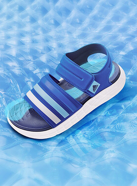 Adidas/阿迪达斯DURAMO SANDAL SL K大童防滑缓震沙滩凉鞋ID3533