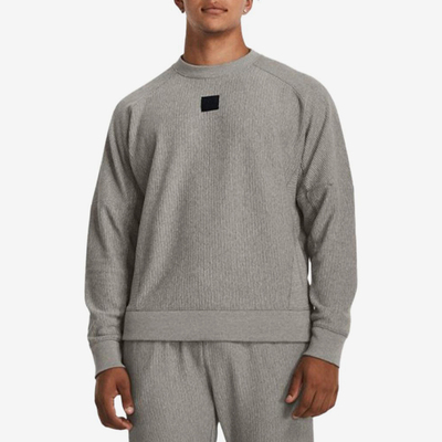 UA/安德玛正品新款男士圆领针织加绒宽松卫衣套头衫1373877-294