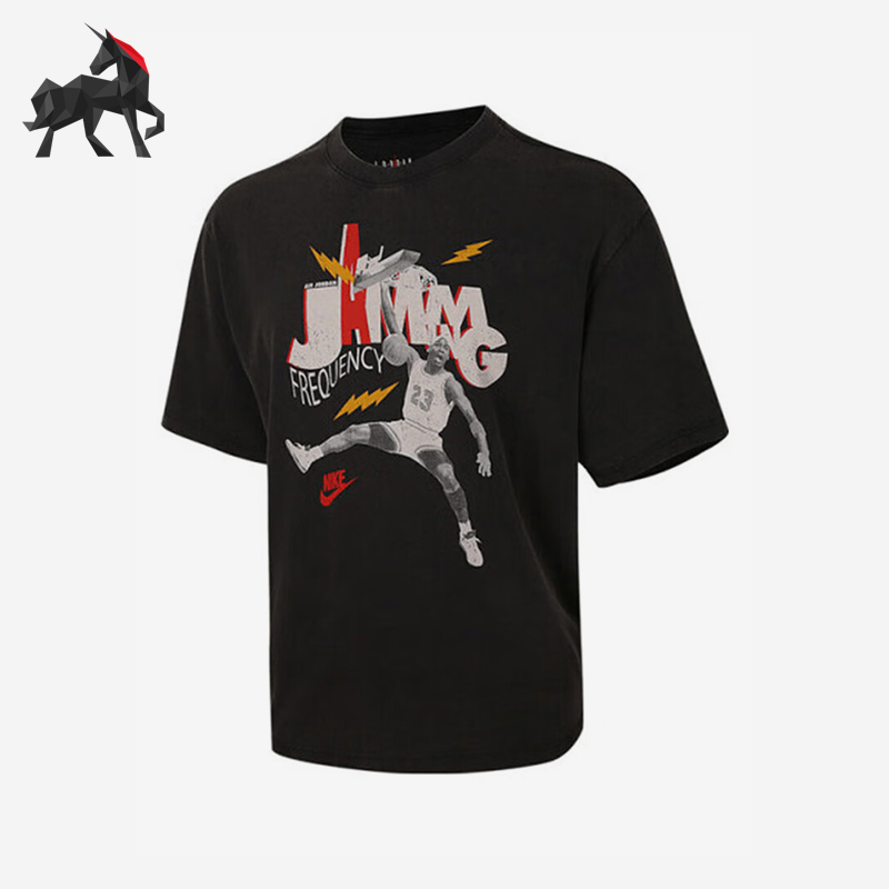 Nike/耐克正品2025夏季款男士图案休闲经典透气短袖HJ2930-010