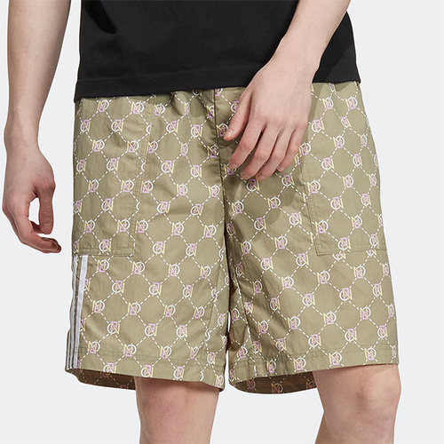 阿迪达斯男女同款梭织运动短裤