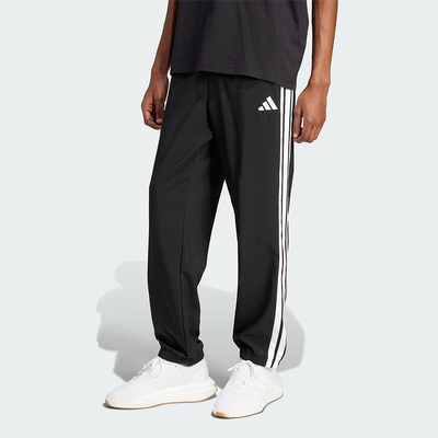 Adidas/阿迪达斯正品2025新款男女同款梭织宽松运动长裤KA8350
