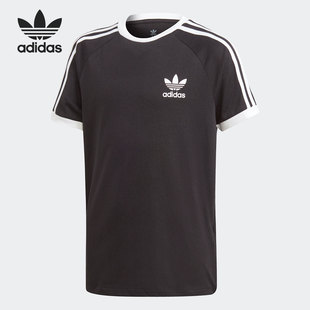 阿迪达斯正品 三叶草2021新款 大童时尚 DV2902 Adidas 运动短袖 T恤