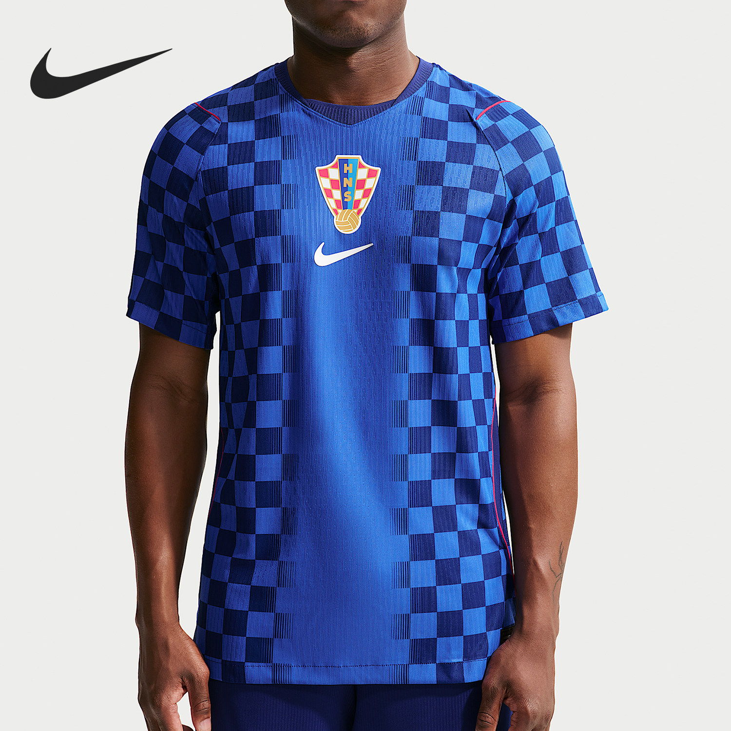 Nike/耐克正品克罗地亚客场球员版男士训练运动透气T恤IO8642-455