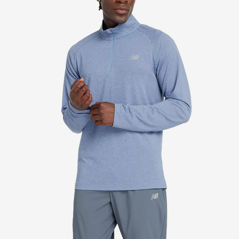 New Balance/NB正品新款男子运动训练立领卫衣套头衫MT41083-HEB