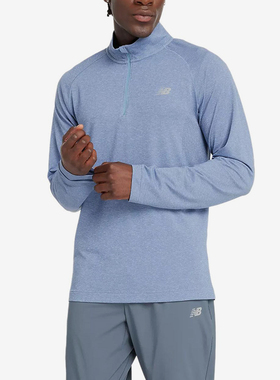 New Balance/NB正品新款男子运动训练立领卫衣套头衫MT41083-HEB