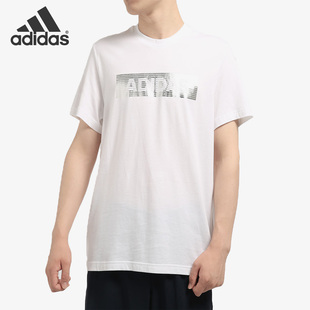 服跑步训练透气运动T恤 Adidas 2019新款 男装 EH3812 阿迪达斯正品