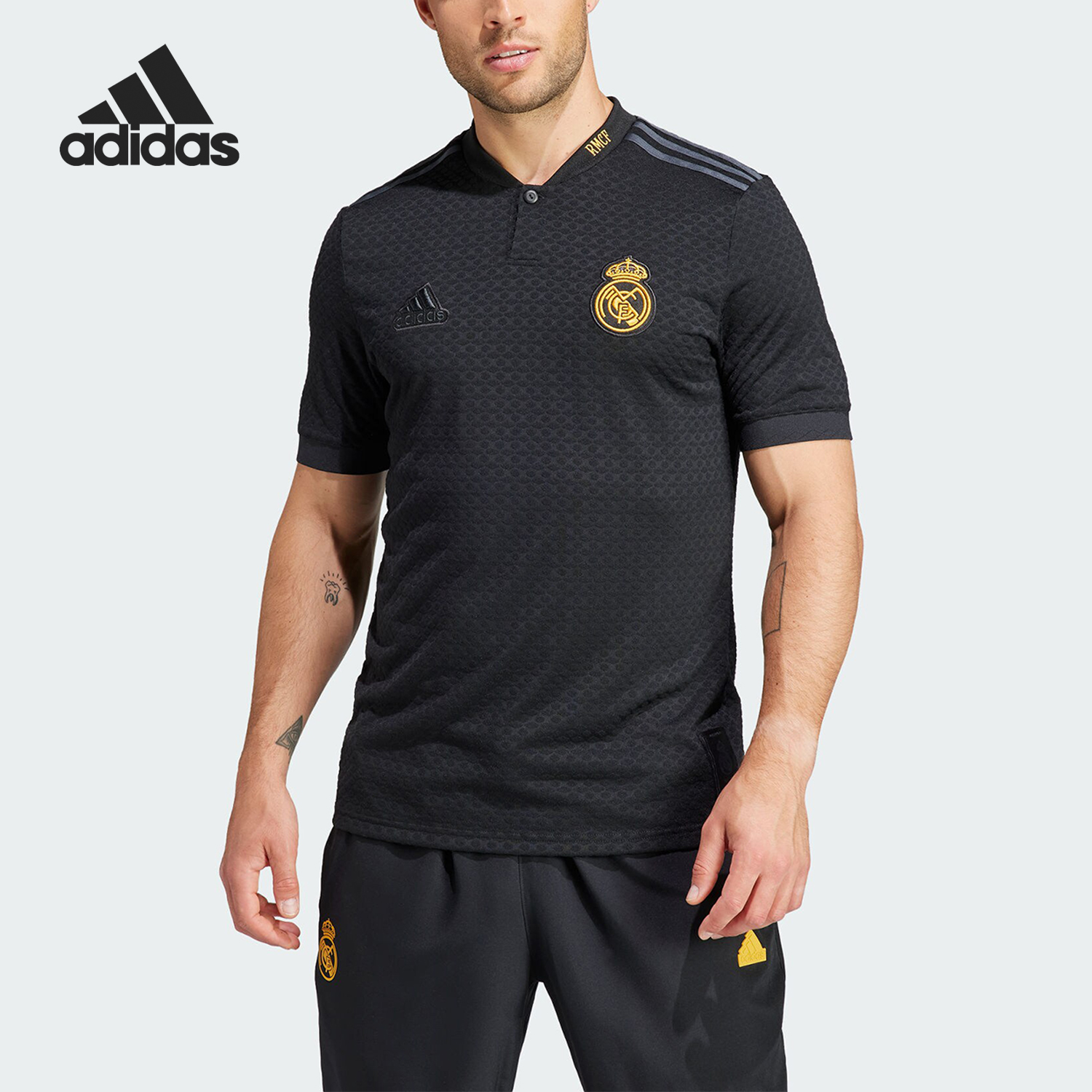 Adidas/阿迪达斯正品皇马足球男士休闲文化运动球衣IT6471