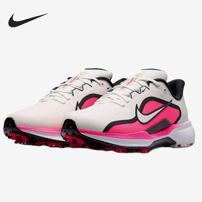 Nike/耐克正品PEGASUS1G宽版新款白粉色经典高尔夫球鞋IO3695-100