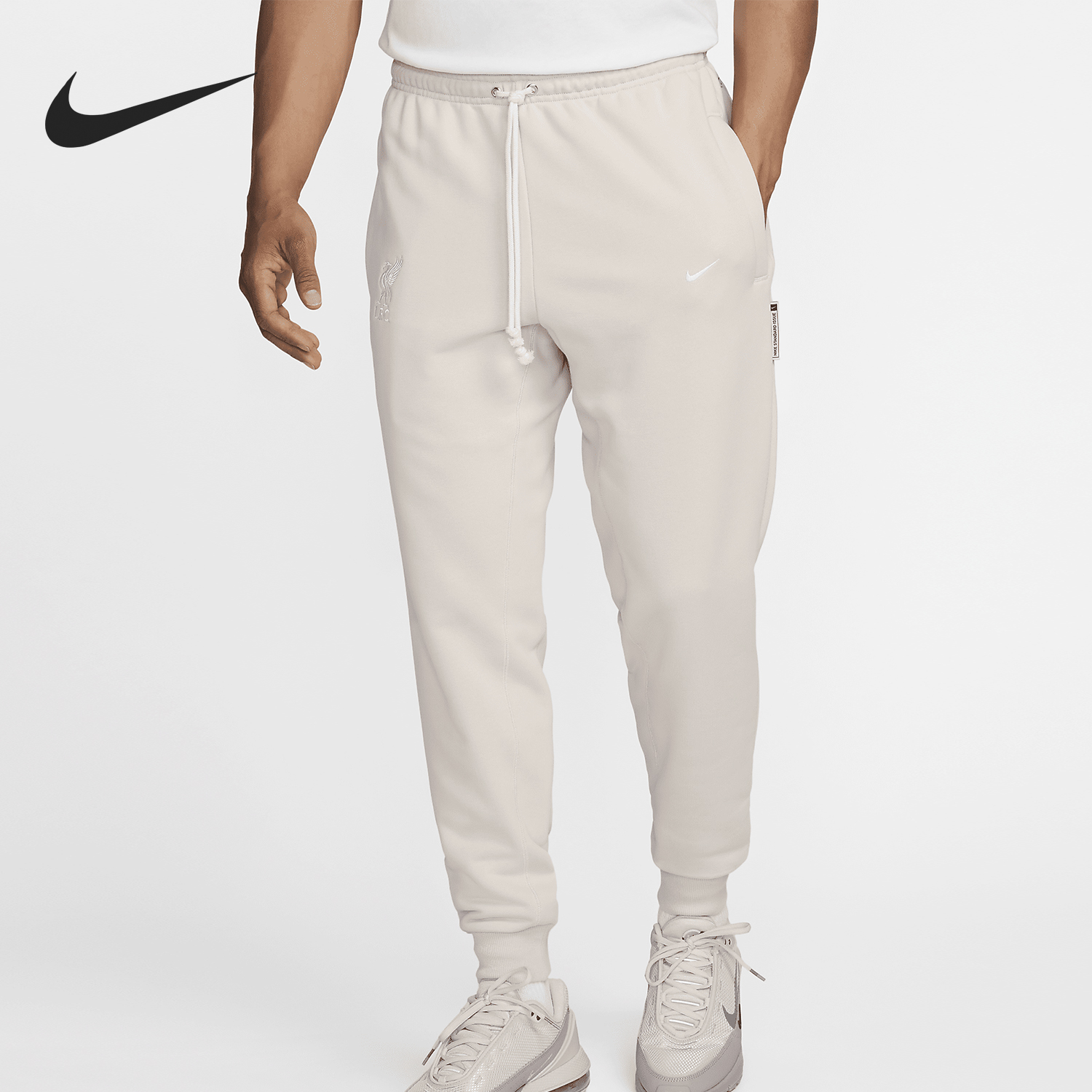 耐克男士简约休闲足球长裤