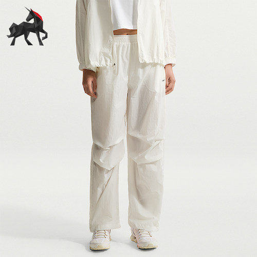 Nike/耐克正品2026女士休闲梭织经典简约透气舒适长裤IO3377-133