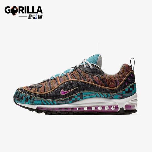Nike/耐克正品Air Max 98 BHM男士日常经典防滑跑步鞋CD6090-001