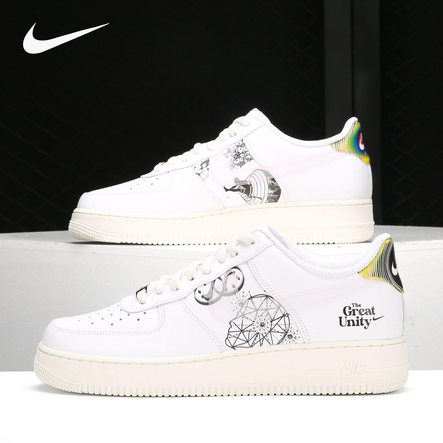 Nike/耐克正品 AIR FORCE 1 低帮男子运动休闲板鞋 DM5447-111