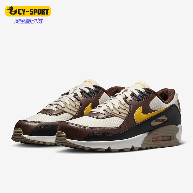 Nike/耐克正品Air Max 90男女低帮拼接气垫减震跑步鞋FD5810-201