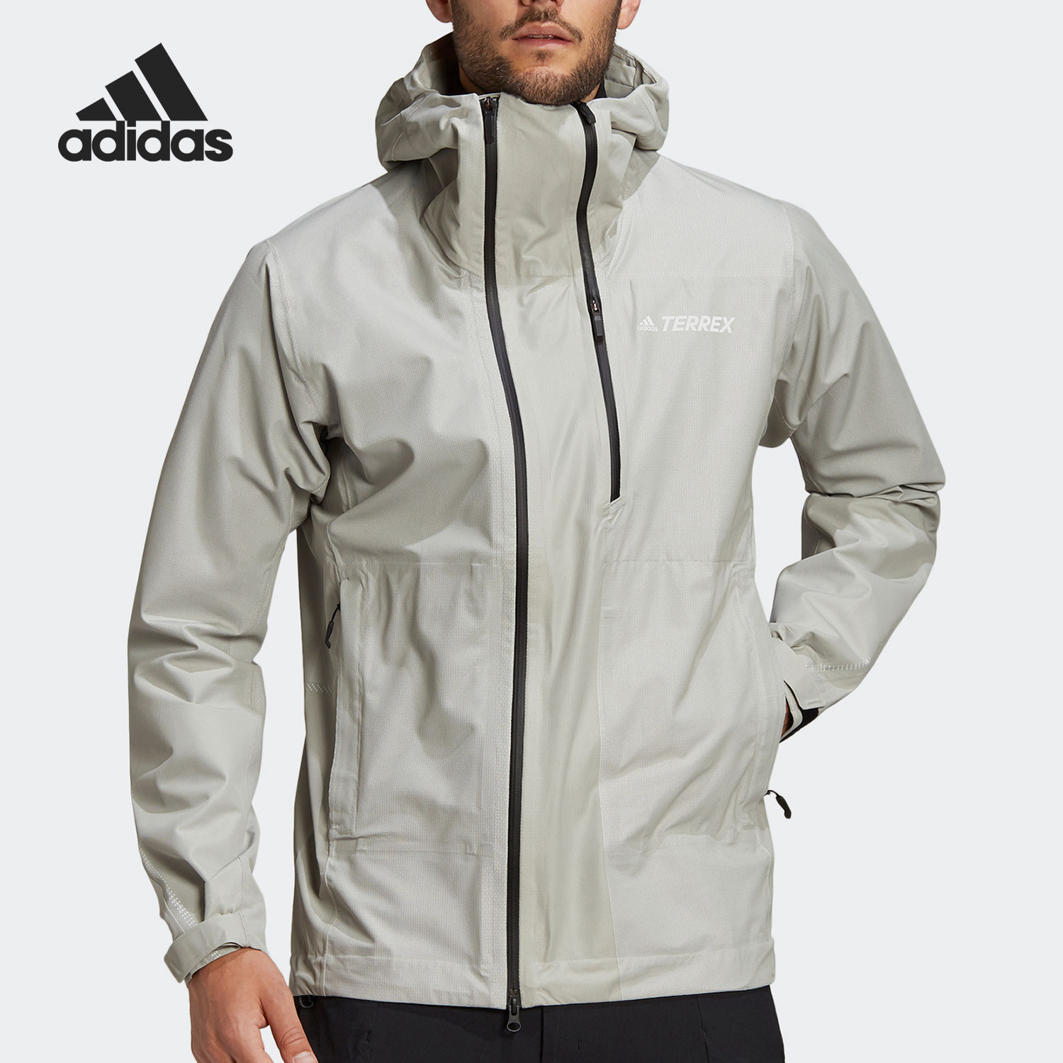 Adidas/阿迪达斯官方正品2025男士连帽运动防风户外外套FT6874,运动服/休闲服装,运动茄克/外套,淘宝优惠券,粉丝福利购,淘宝优惠卷