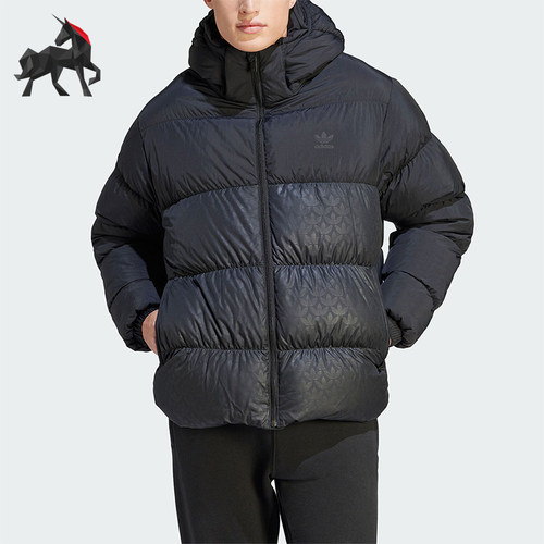 阿迪达斯正品男子运动羽绒服