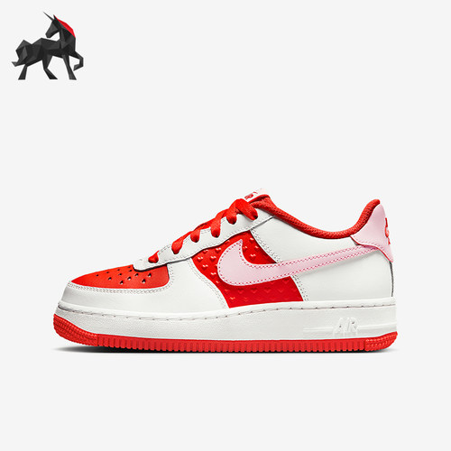 Nike/耐克正品Air Force 1 GS女子大童低帮板鞋HV5165-121