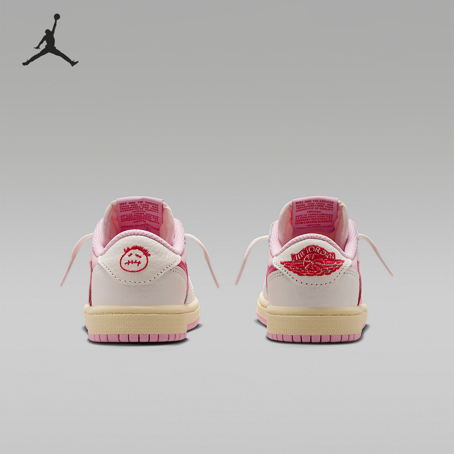 Nike/耐克官方正品Jordan儿童时尚系带低帮篮球鞋IQ7605-101